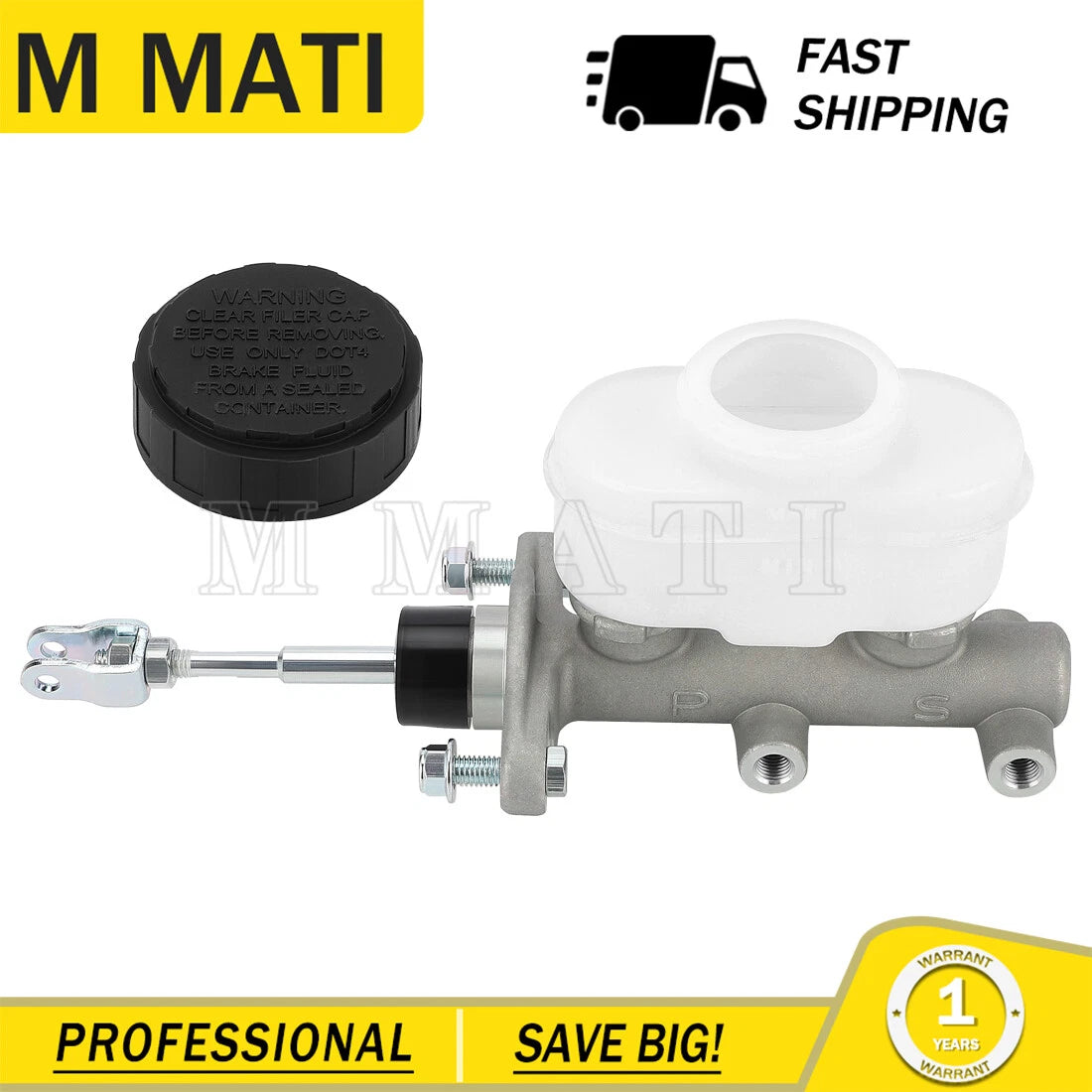 Brake Master Cylinder for Polaris Ranger 1000 XP1000 Crew 2018–2024 (1912822)