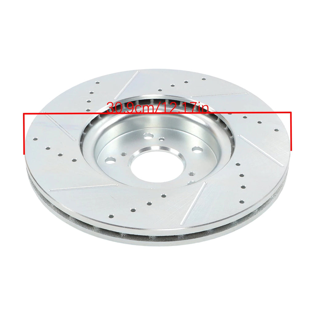 Brake Disc and Pad Set for Acura TL (2007–2008) D1049 S-12140062