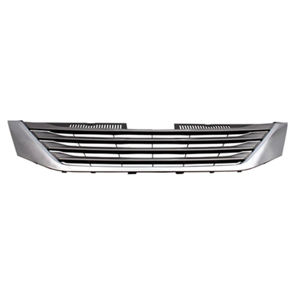 Replacement Gray/Silver Chrome/Painted Front Grille for 2011-2014 Toyota Sienna