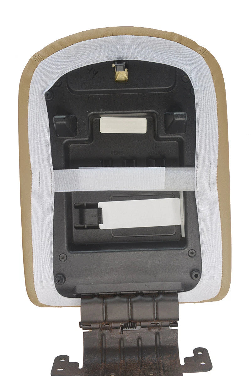 Leather Console Lid Pull Over Cover for Ford Taurus (2010–2019) Beige