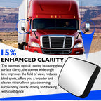 Hood Mirror Glass Convex for Freightliner Cascadia (2008–2017) Left/Right