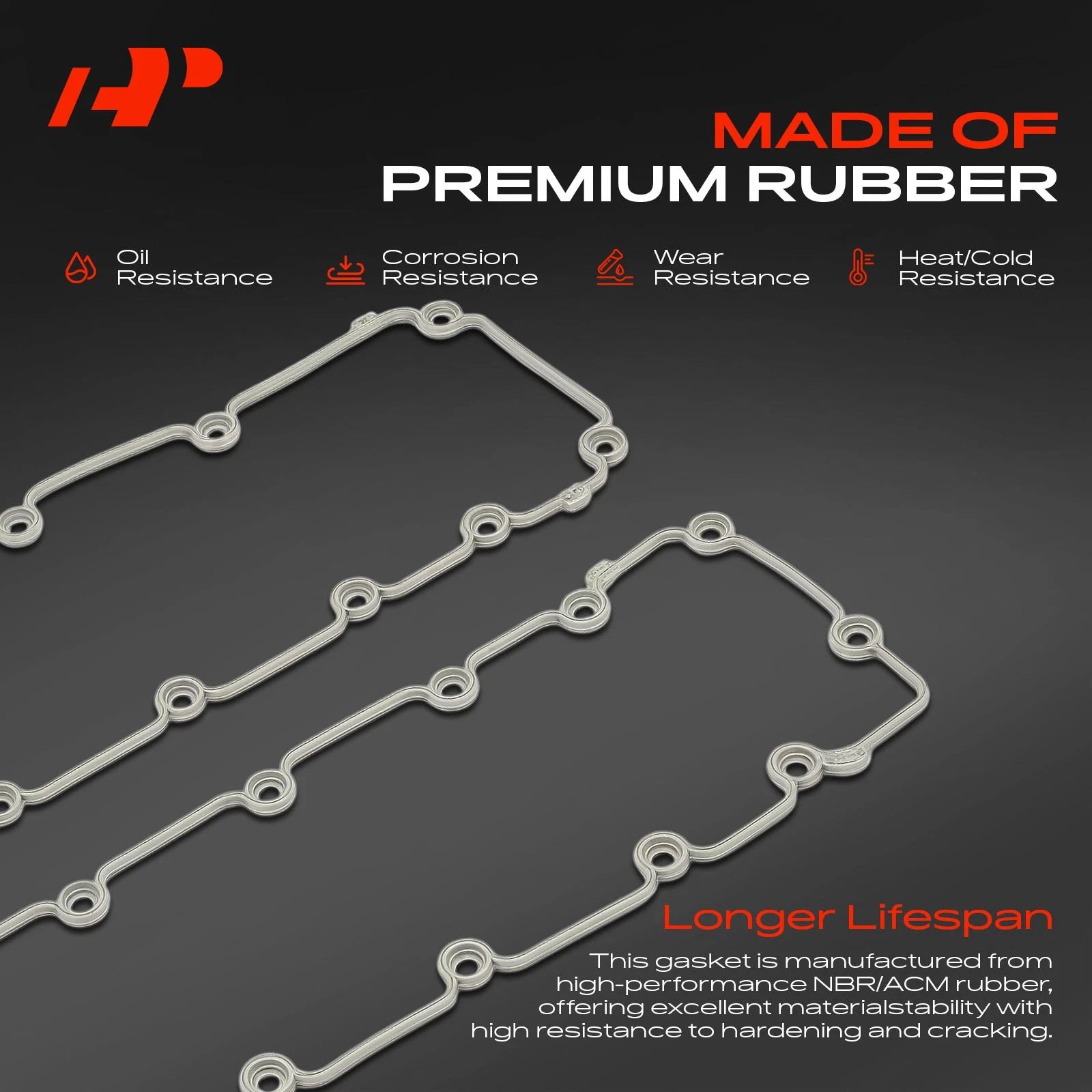 Engine Valve Cover Gasket Set for Ford F-250 F-350 Super Duty (2004)