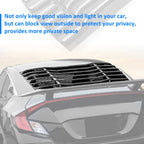 Rear Window Louver Sun Shade Cover for Honda Civic 2DR (2016-2020)