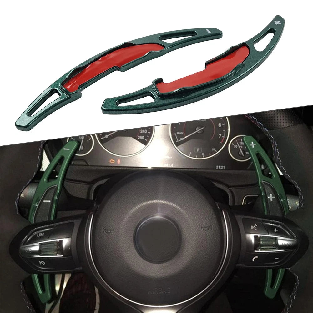 Steering Wheel Paddle Shifter Extension for BMW M2 M3 M4 M5 M6 X5M X6M (2016–2021) Green