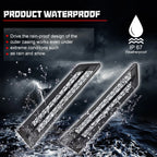 2X Hood Air Intake Vent Grille Black for Freightliner Cascadia