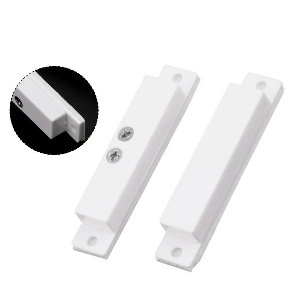 Set of 10 Wired Magnetic Door Sensors with Reed Switch for