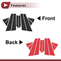 Door Pillar Window Trim for Hyundai Sonata YF (2010-2014) Black