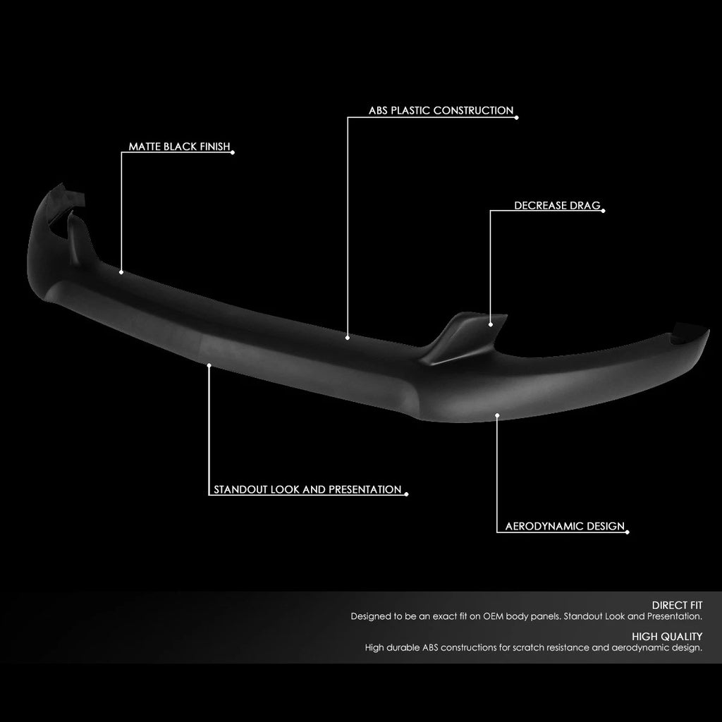Front Bumper Lip Splitter Chin Spoiler Body Kit for Ford Mustang (2015–2017)
