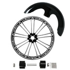 23" Painted Front Fender & Wheel Rim Hub for Harley Road Glide (2008–2025)