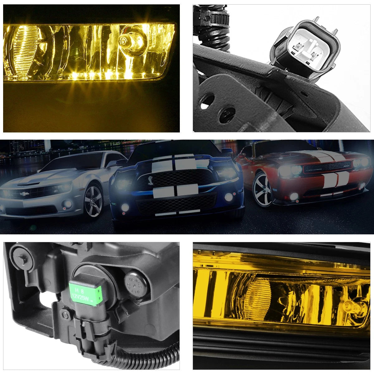 Blue LED 3D Crystal U-Halo Projector Headlights for BMW E90 3-Series (2009–2012)