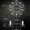 Set of 4 Wheel Spacers for 5x114.3 (67.1mm Hub, 12x1.5 Studs)