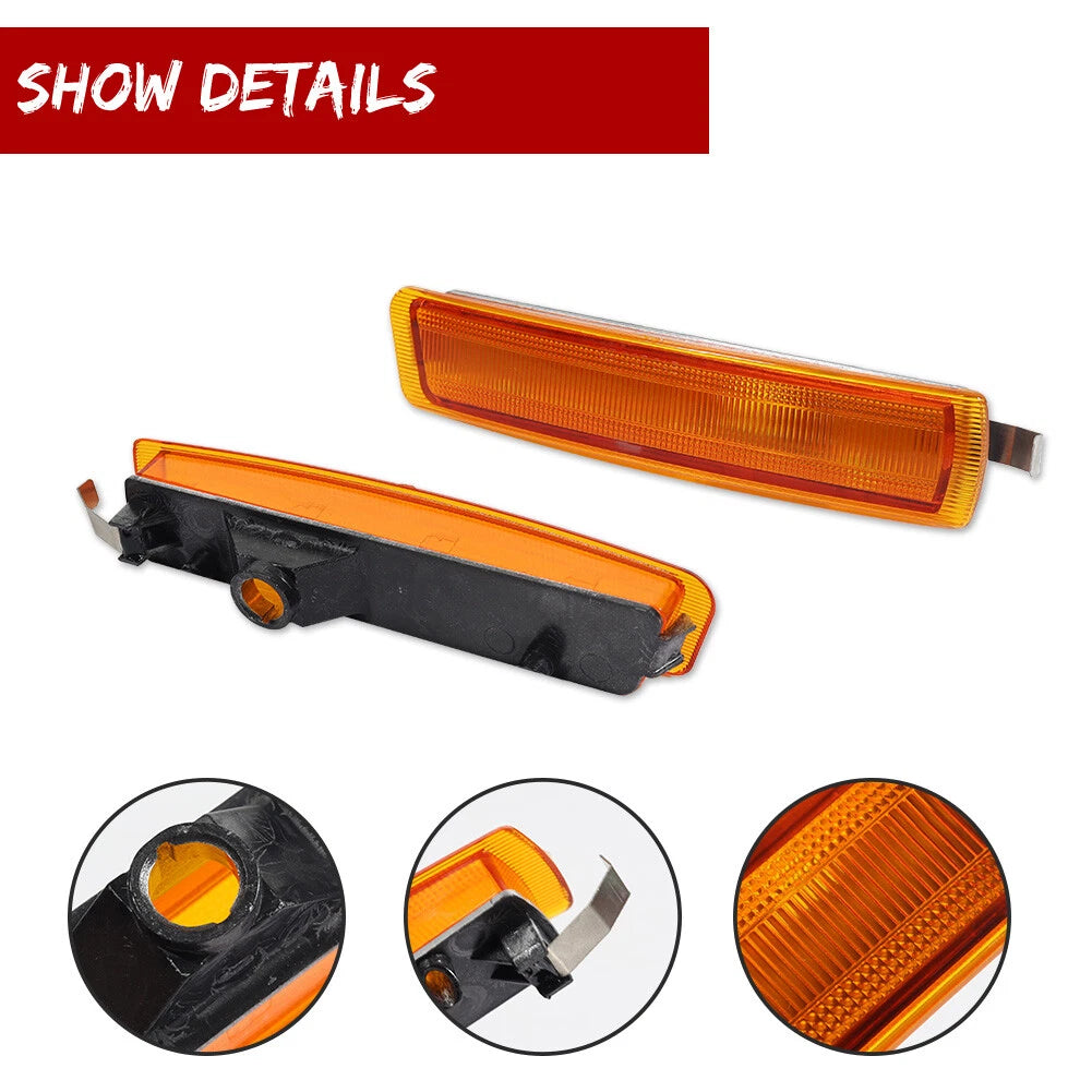 Amber Lens Side Marker Lights for BMW Z3 M Coupe Roadster (1996–2002)