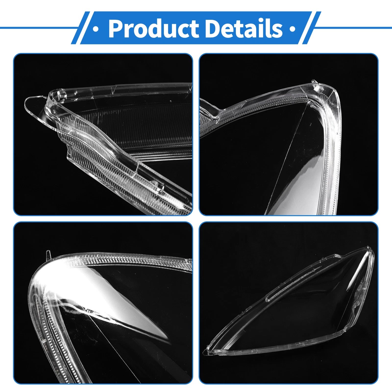 Headlight Lens Cover for Mitsubishi Lancer (2004–2007) - Clear
