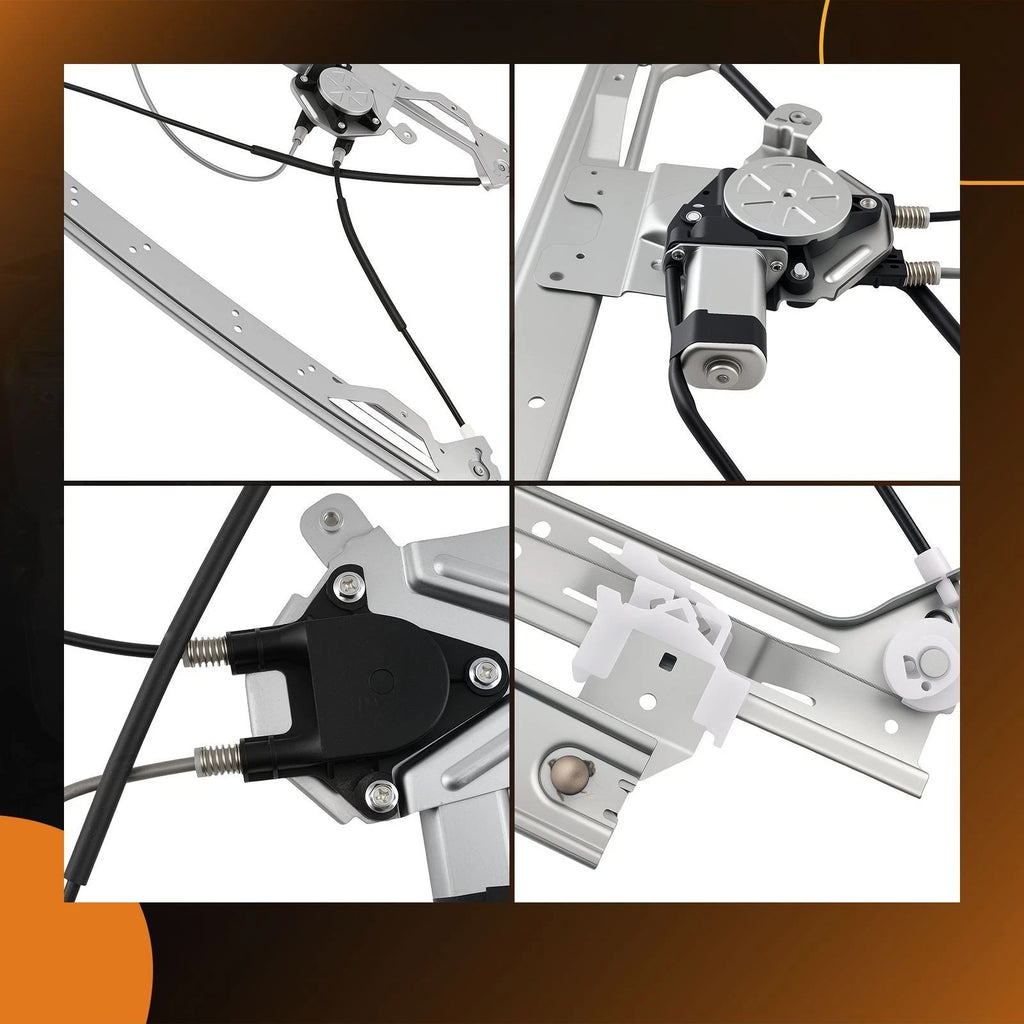 Front Right Window Regulator with Motor for Chevy Trailblazer GMC Envoy (2002-2009)