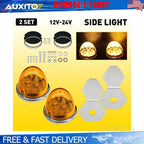 Amber LED Clearance Marker Lights for Truck Trailer (4-40X)