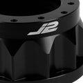 J2 6-Bolt Aluminum Steering Wheel Hub Adapter for Civic Integra (1992–2001)