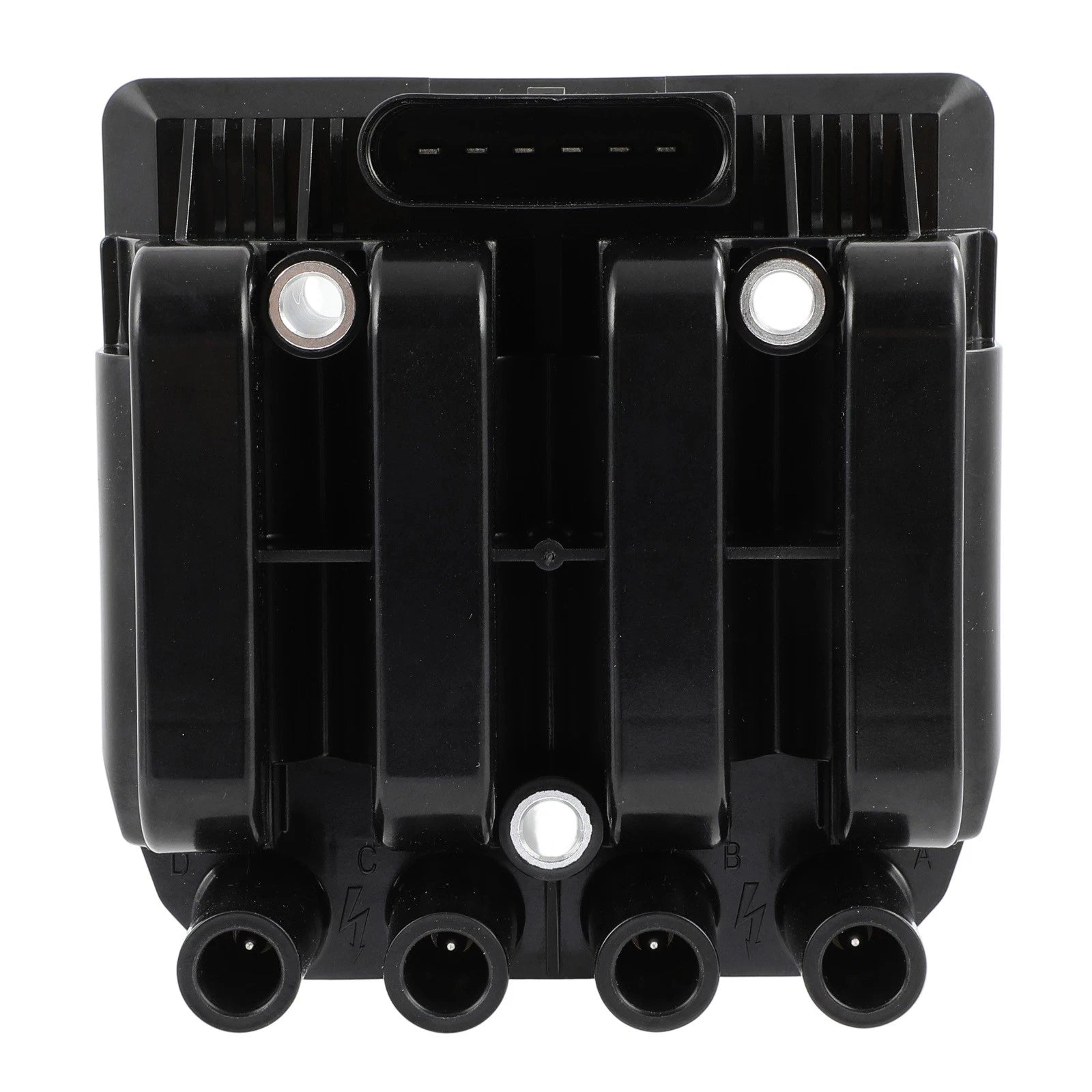 Ignition Coil & 4 Spark Plugs & 4 Wires for Volkswagen Jetta Beetle Golf (2000–2005)