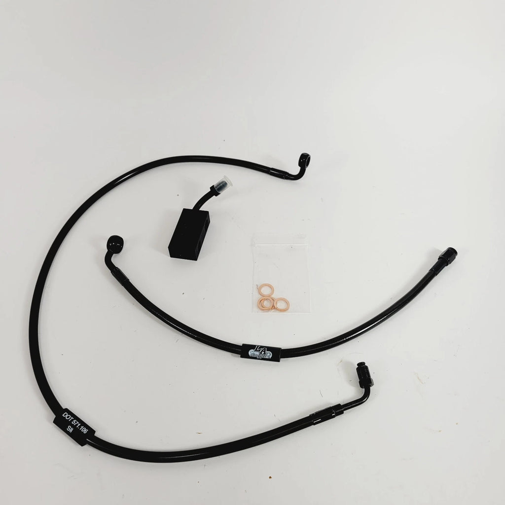 LA Choppers Braided Handlebar Cable for Harley (2012–2014)