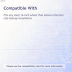 16 Inch Stainless Steel Wheel Trim Ring Set for GM Rims (2000–2020)