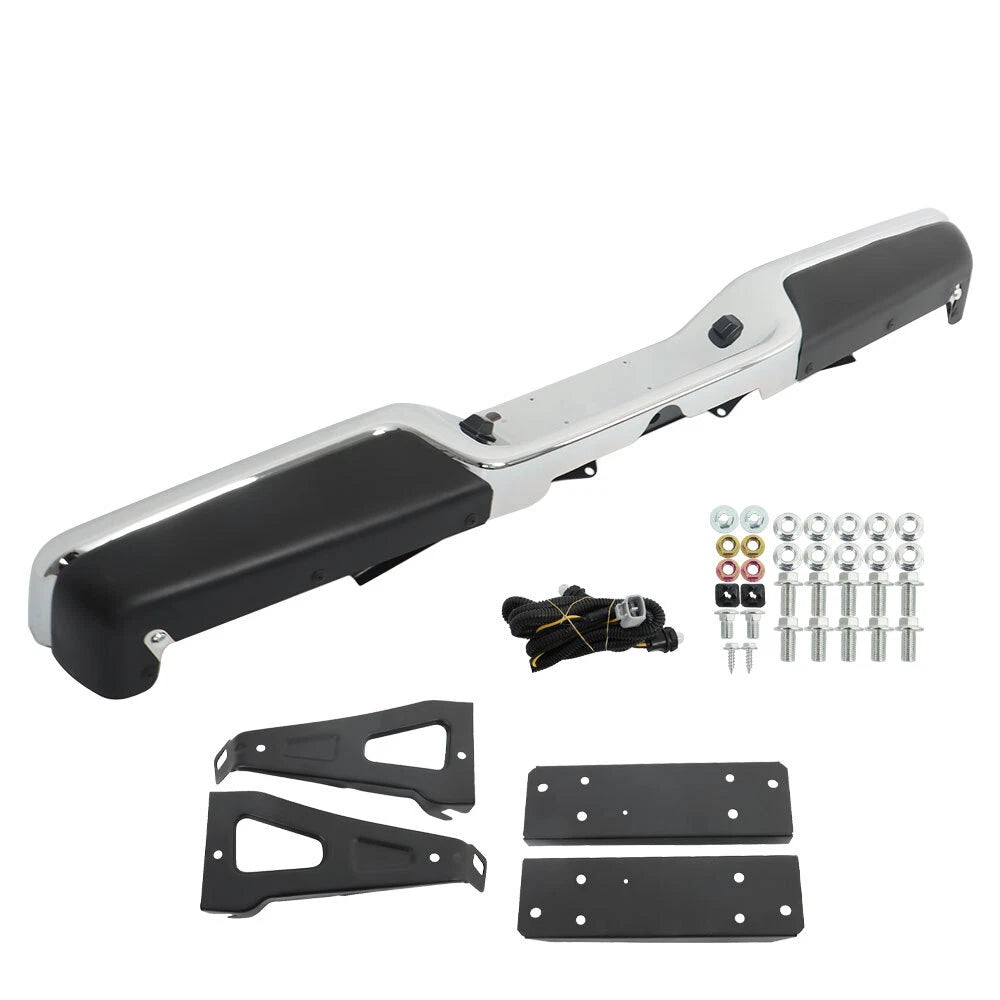 Rear Step Bumper Assembly for Dodge Dakota (1997–2004) Chrome Steel