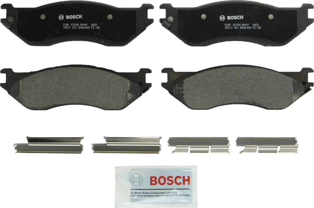 Front Brake Kit 336mm Disc Rotors & Bosch Pads for Dodge Ram 1500 (2002–2003)