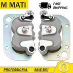 Front Brake Calipers & Pads for Polaris Ranger 500 570 700 XP (2008–2022)