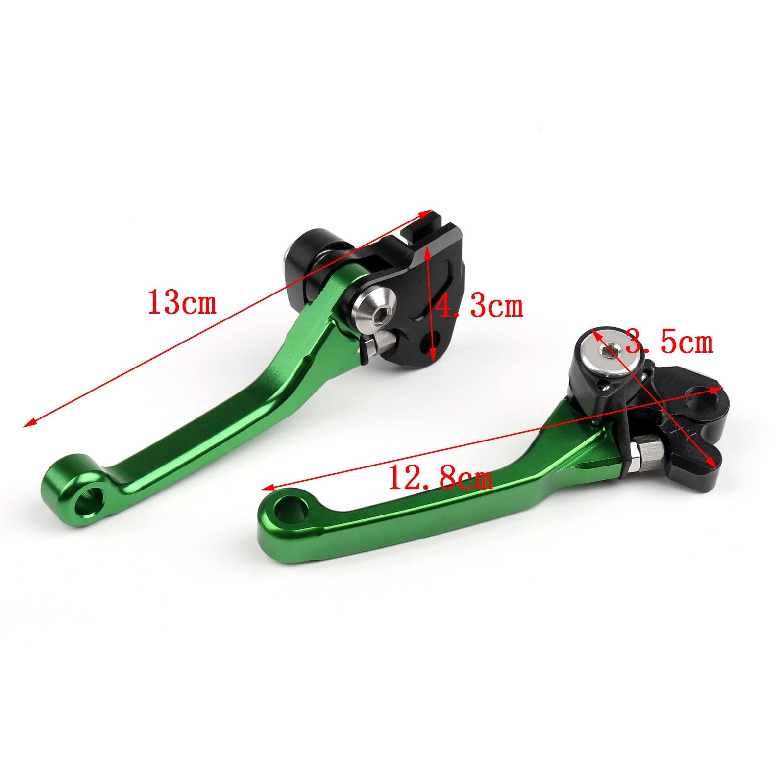 Pivot Brake Clutch Levers for Kawasaki KX65 KX85 KX250 KX250F KX125 (2004) Green
