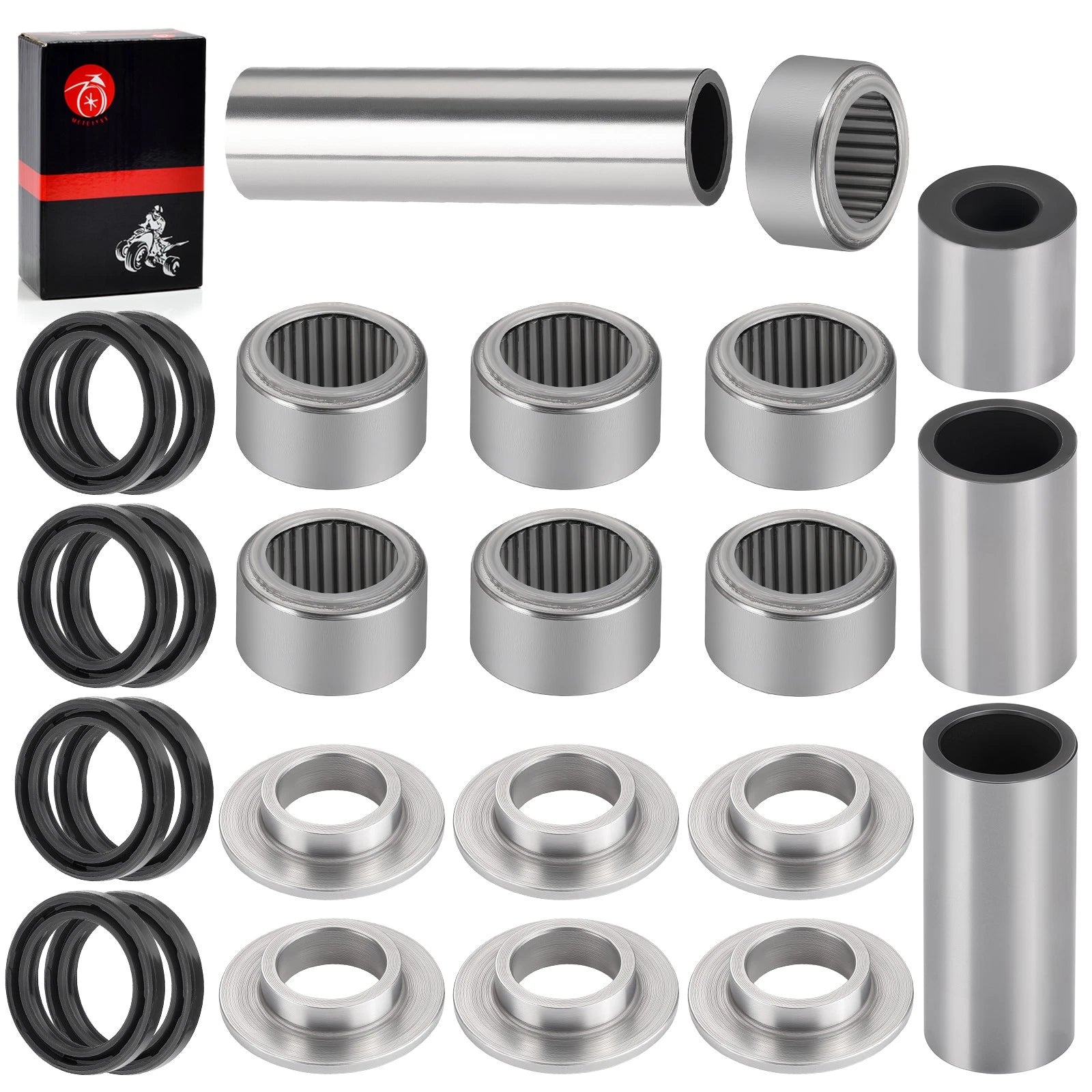 Swing Arm Linkage Bearings Seals Kit for Kawasaki KFX400 (2003–2006)