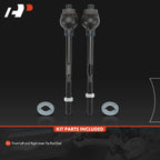 2X Front Inner Tie Rod End for Chevy Silverado GMC Sierra 2500HD (2011–2025)