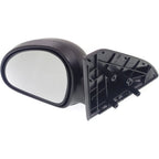 Manual Mirror for Ford Escort, Mercury Tracer (1997–2002) Black Left