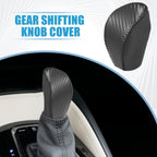 Gear Shifting Knob Cover for Nissan Rogue (2014–2016) Faux Leather Black