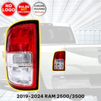 Driver Tail Light LH Chrome Bezel for RAM 2500 3500 (2019–2024)