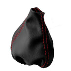 Manual Shift Boot for Fiat 500 Abarth (2012–2019) Red Stitch PVC Leather