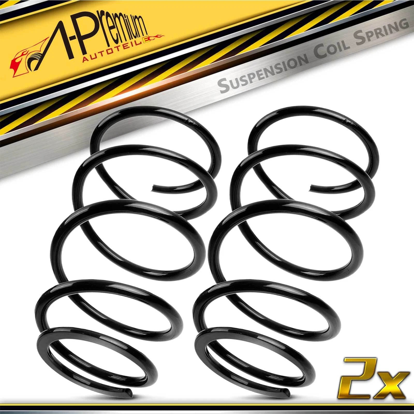 Front Side Coil Spring Pair for Toyota Sienna (2004-2006) V6 3.3L AWD