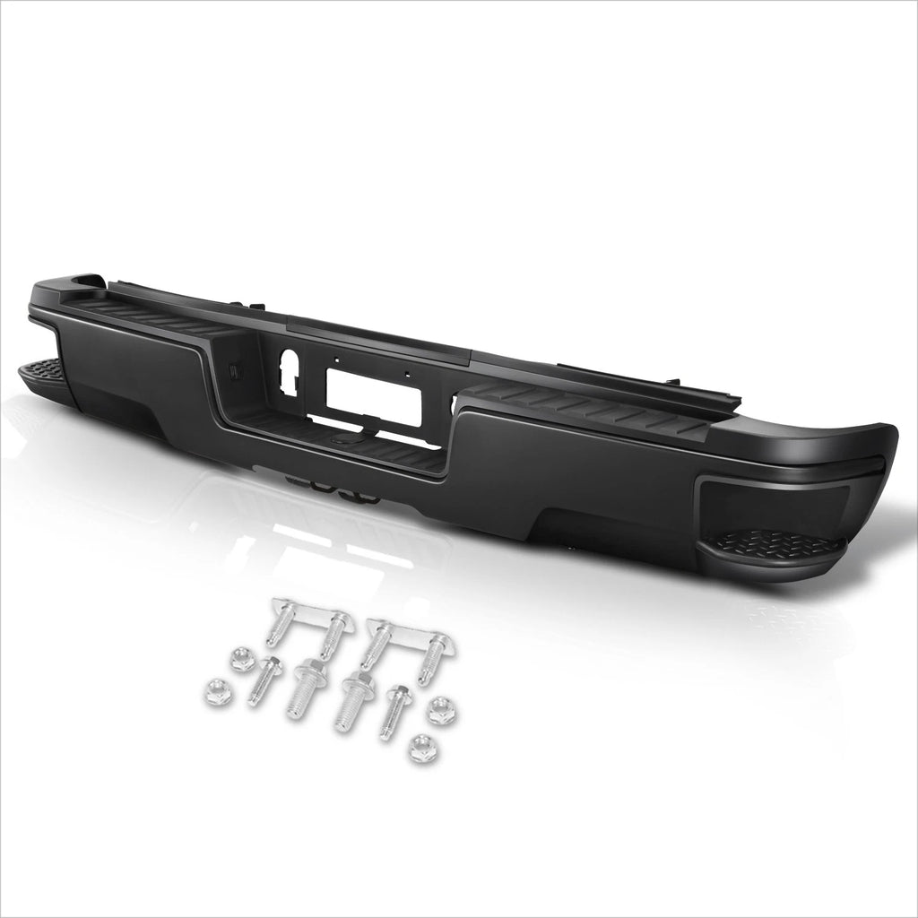 Rear Step Pad Bumper for Silverado/Sierra 2500 3500 HD (2015–2019)