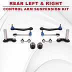 Set of 10 Rear Upper Control Arm Sway Bar Bushings for BMW E38 (1995–2001)