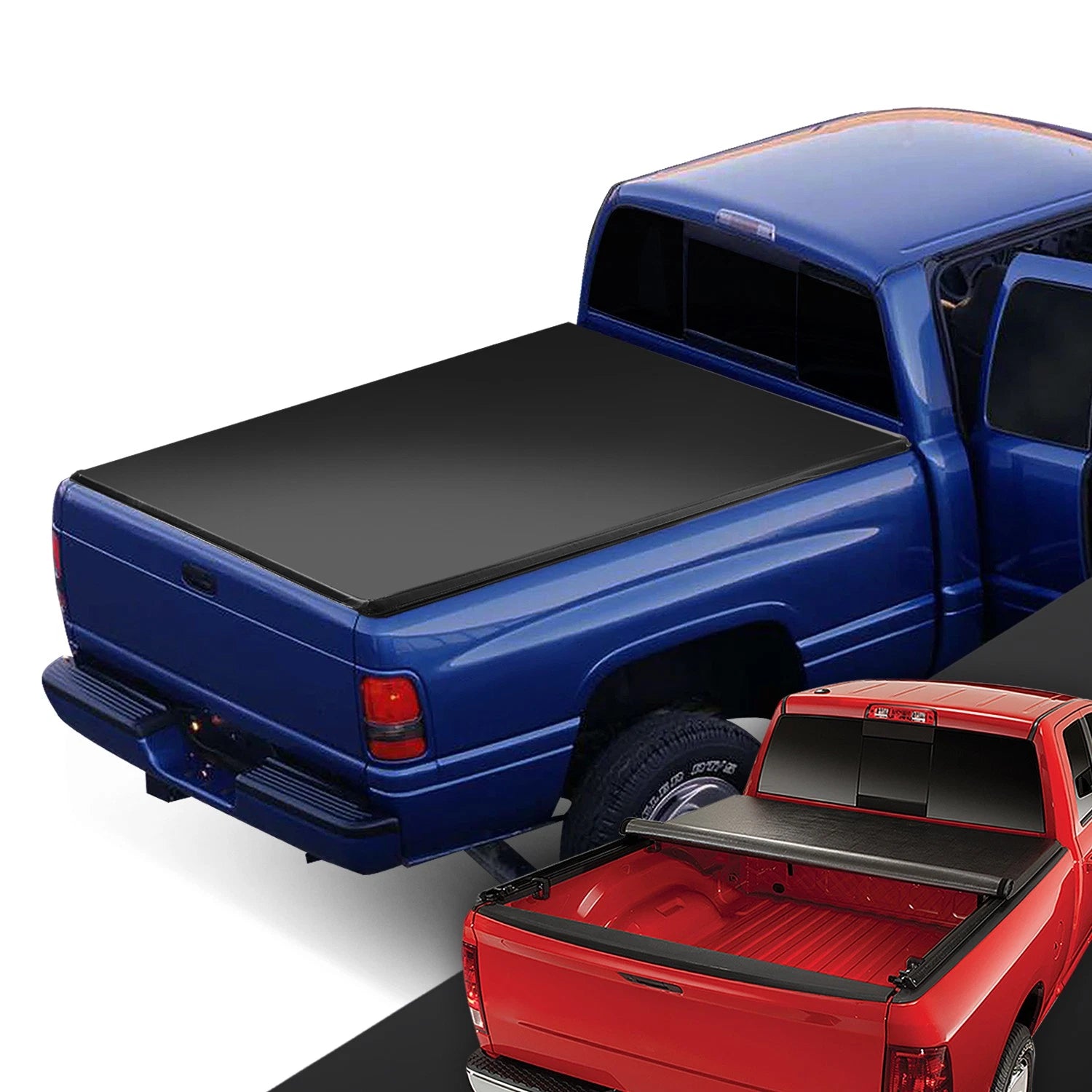 Vinyl Soft Roll Up Tonneau Cover for Dodge Ram Truck Fleetside (1994–2002)
