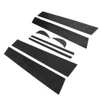 8 Pcs Door Window B Pillar Post Cover Trim for Toyota Camry (2018-2021)