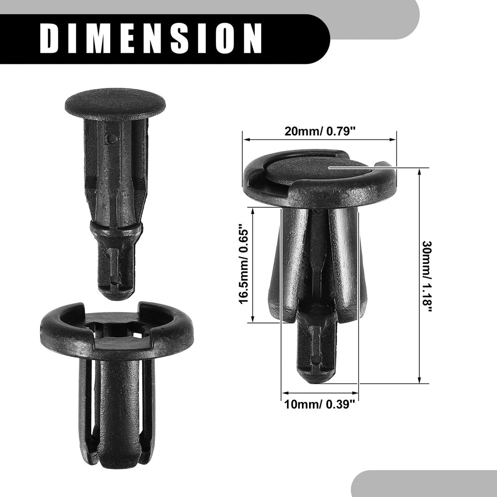 50 Pcs Push Type Retainer Clips No. 0155309241 for Nissan 350Z (2003–2009)