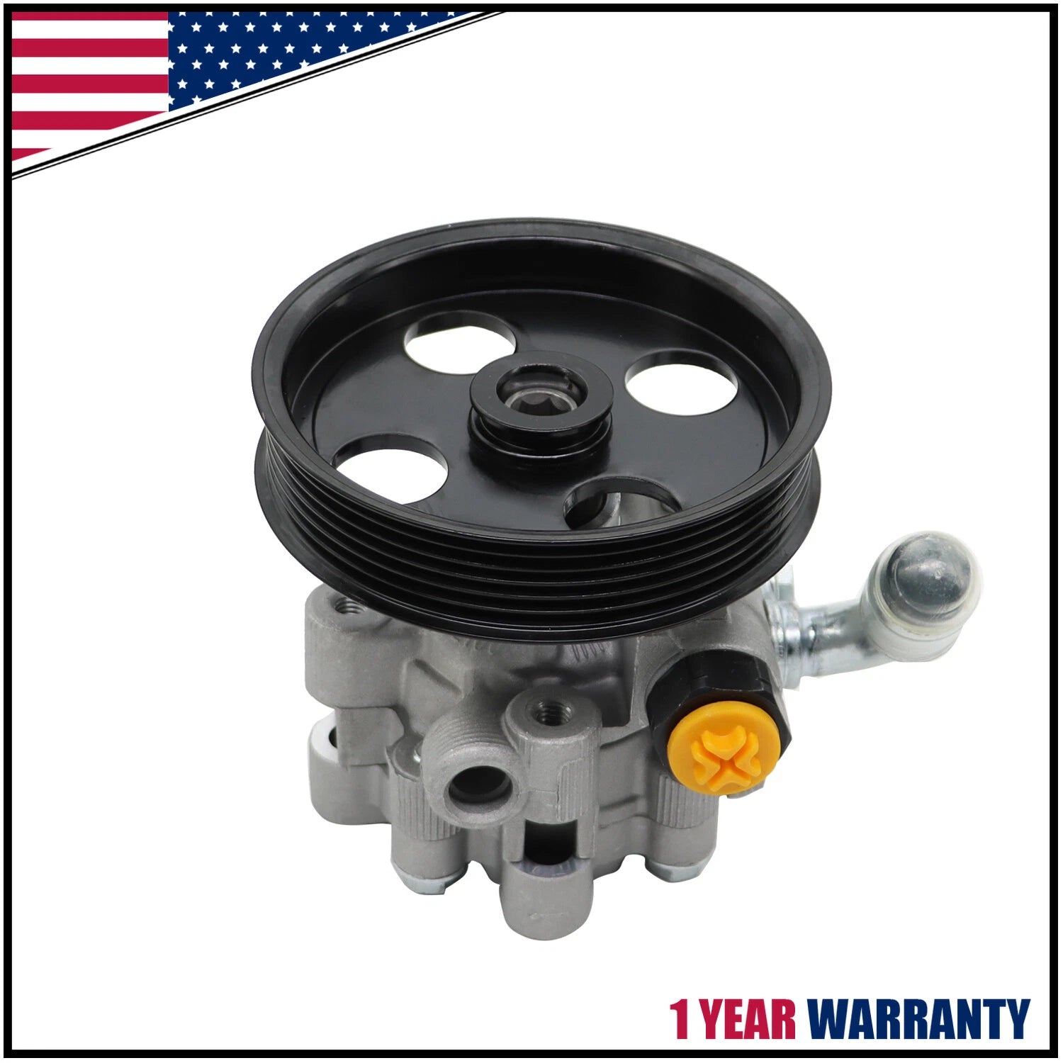 Power Steering Pump with Pulley for Chrysler 300 Dodge Challenger Magnum (2005–2010)
