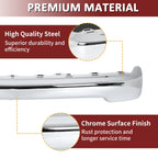 Chrome Steel Front Bumper for Chevrolet S10, Blazer (1998–2005)