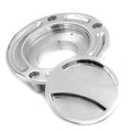 Chrome Keyless Gas Cap for Honda CBR 600 F2/F3/F4/F4i (1991–2006)