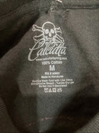 Ladies T-Shirt for Calcutta 4794-0058 (Black, Pink Logo, Medium)