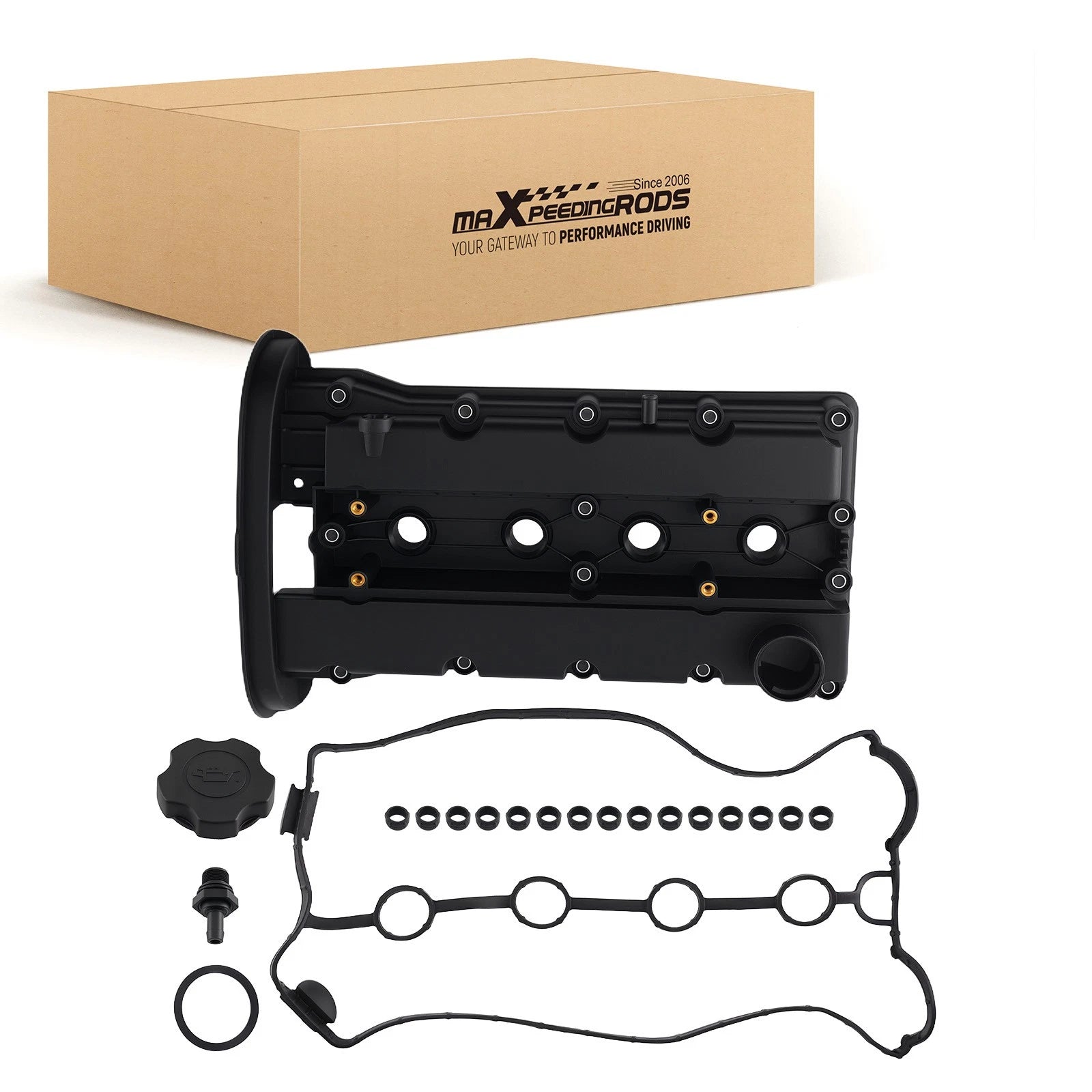 Engine Valve Cover for Chevrolet Aveo 1.6L (2008–2017) 25192208i, Oil Cap
