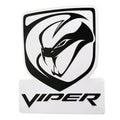 Dodge Viper Embossed Metal Wall Sign for Man Cave (15.5" x 16.25")