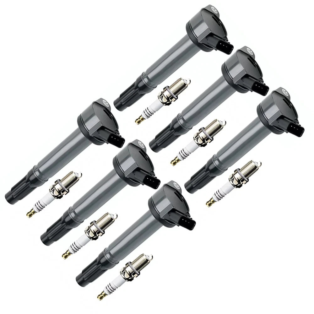 6x Ignition Coils & Iridium Plugs for Toyota Aurion/Kluger (2006–2015)