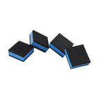 Set of 4 Rubber Shock Pads for Air Compressors and Appliances (4"x4")
