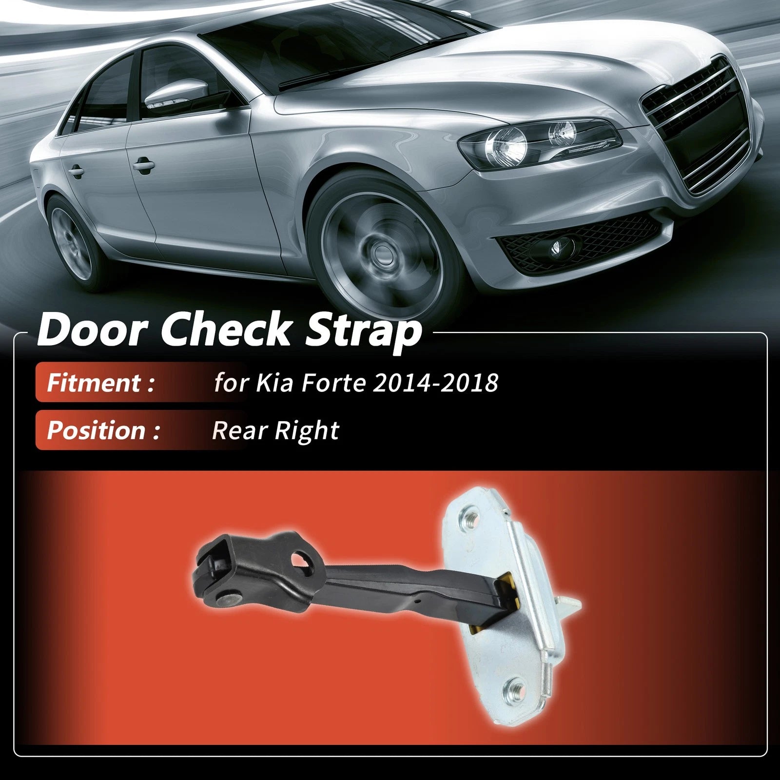 Rear Right Door Check Strap for Kia Forte (2014–2018) No.79490B5000
