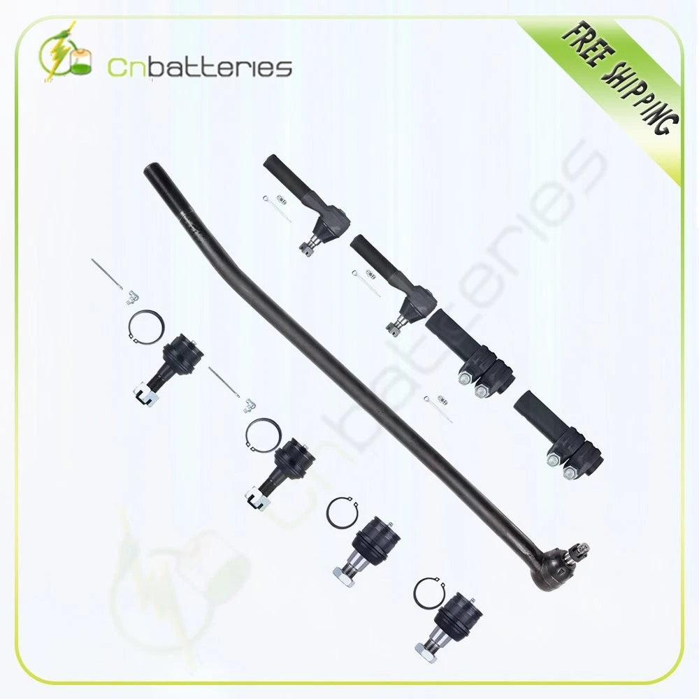 Set of 9 Ball Joints Tie Rods Adjusting Sleeves for Ford F-350 (1992–1997)