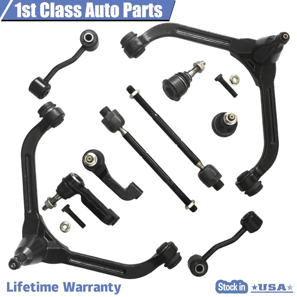 10pc Front Suspension Upper Control Arm Ball Joint for Jeep Liberty (2002–2004)